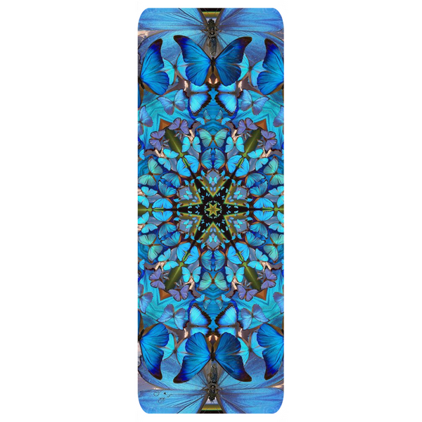 DESTINY // Blue Butterfly Yoga Mat