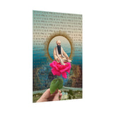 Sikh Guru Watercolor Poster — Textured Matte Spiritual Wall Art
