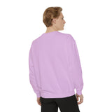 Lavender Rose Unisex Garment-Dyed Sweatshirt