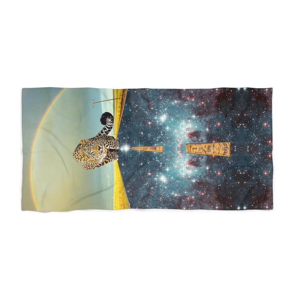 Leopard Future Beach Towel