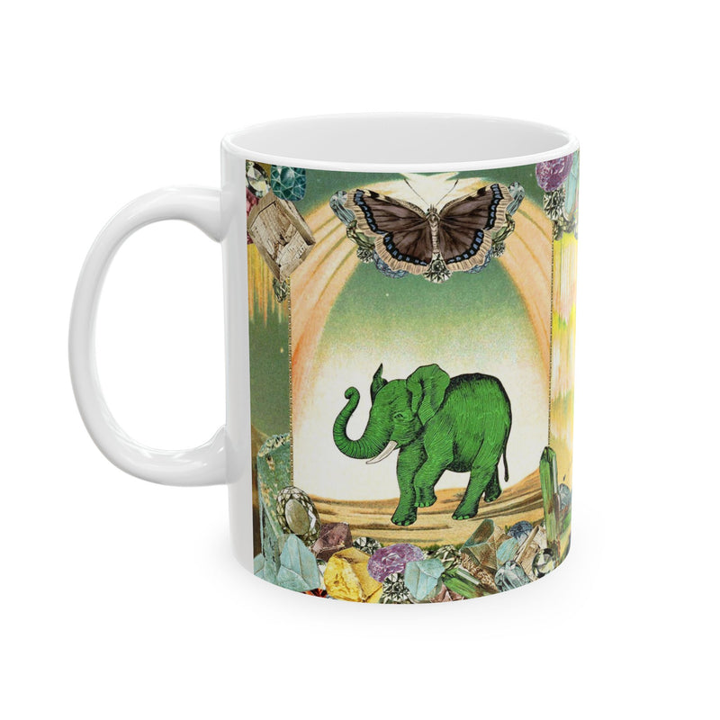 Magical Elephant Ceramic Mug, (11oz, 15oz)