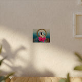 Sikh Guru Watercolor Poster — Textured Matte Spiritual Wall Art