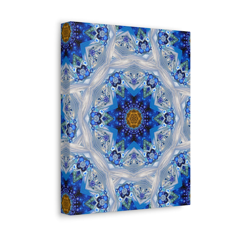 Divine Shield Mandala Canvas Print