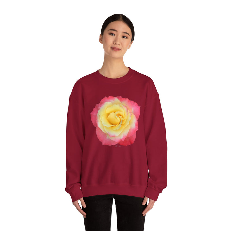 Rose Unisex Heavy Blend™ Crewneck Sweatshirt