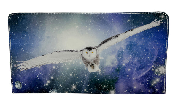 Snowy Owl Dream Checkbook Cover