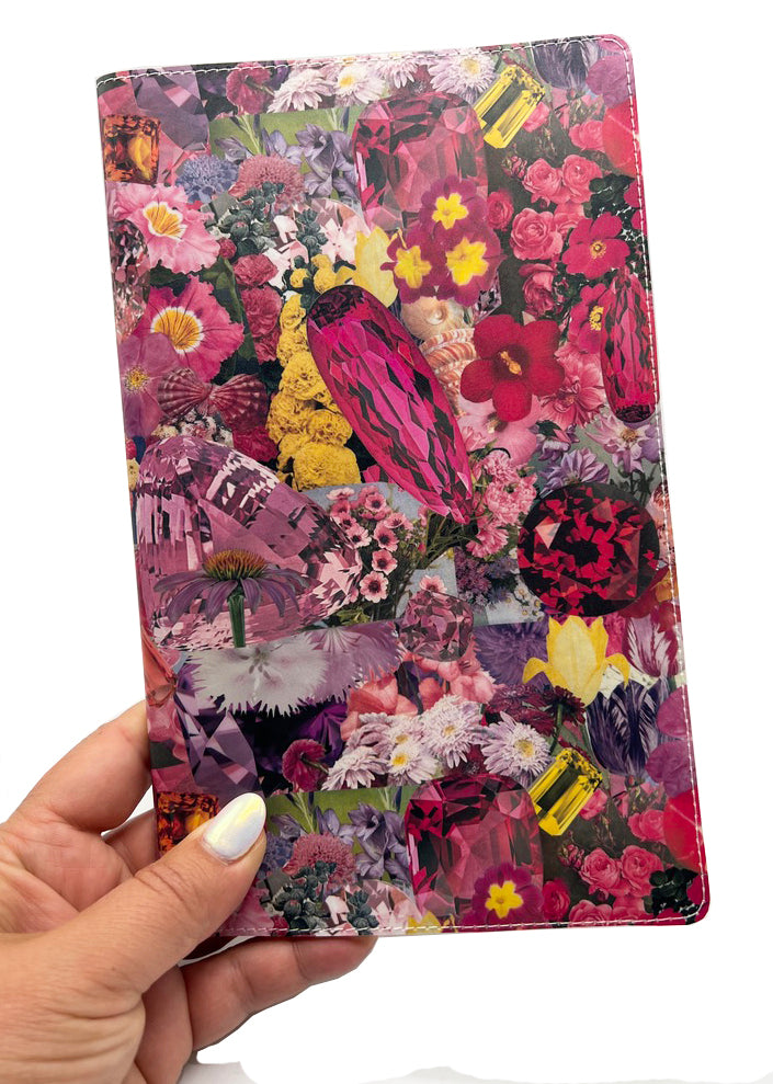 Flower Treasures Large Moleskine Cahier Notebook
