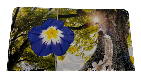 Spring Fairy Mother Tree Checkbook Cover
