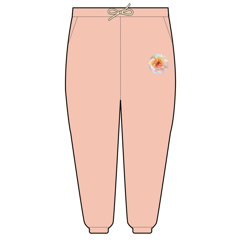 Peach rose Unisex Garment-Dyed Lightweight Fleece Sweatpants