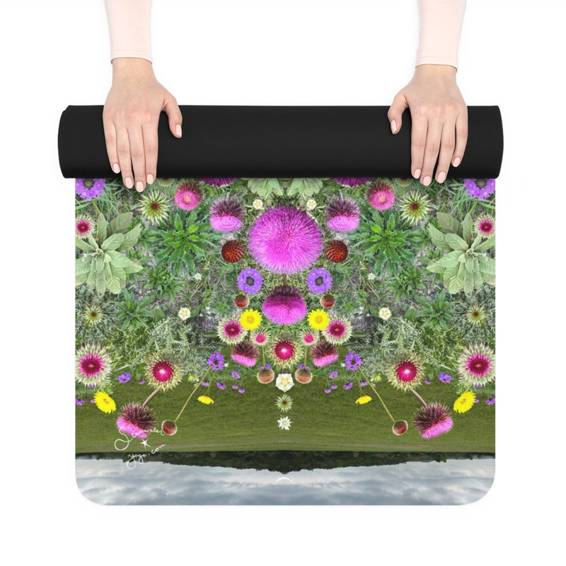 Wildflower Eclipse Yoga Mat