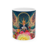 Lakshmi Rose Ceramic Mug, (11oz, 15oz)