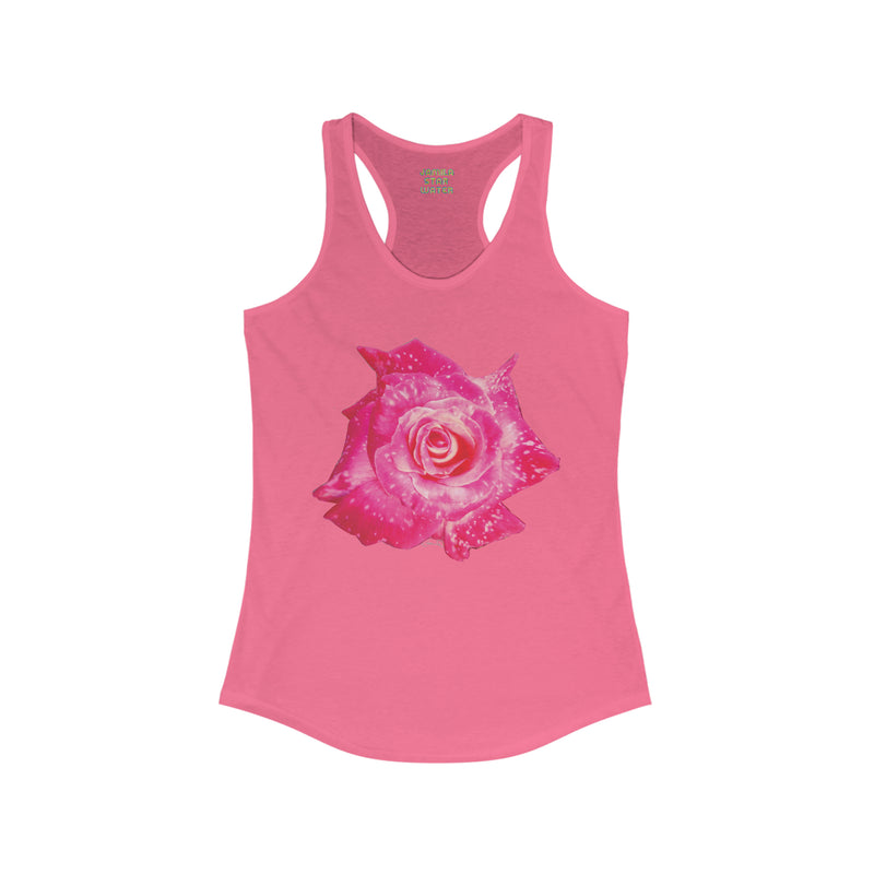 Pink Rose Ideal Racerback Tank