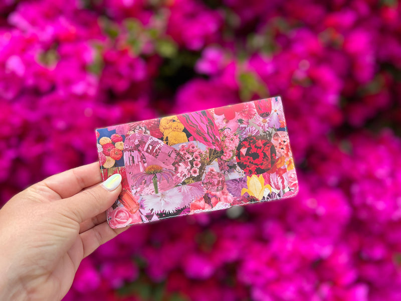 Flower Treasures Checkbook Cover