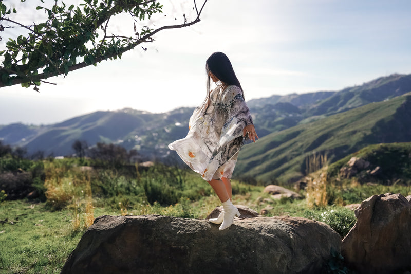 Etheric Victory Silk Kaftan