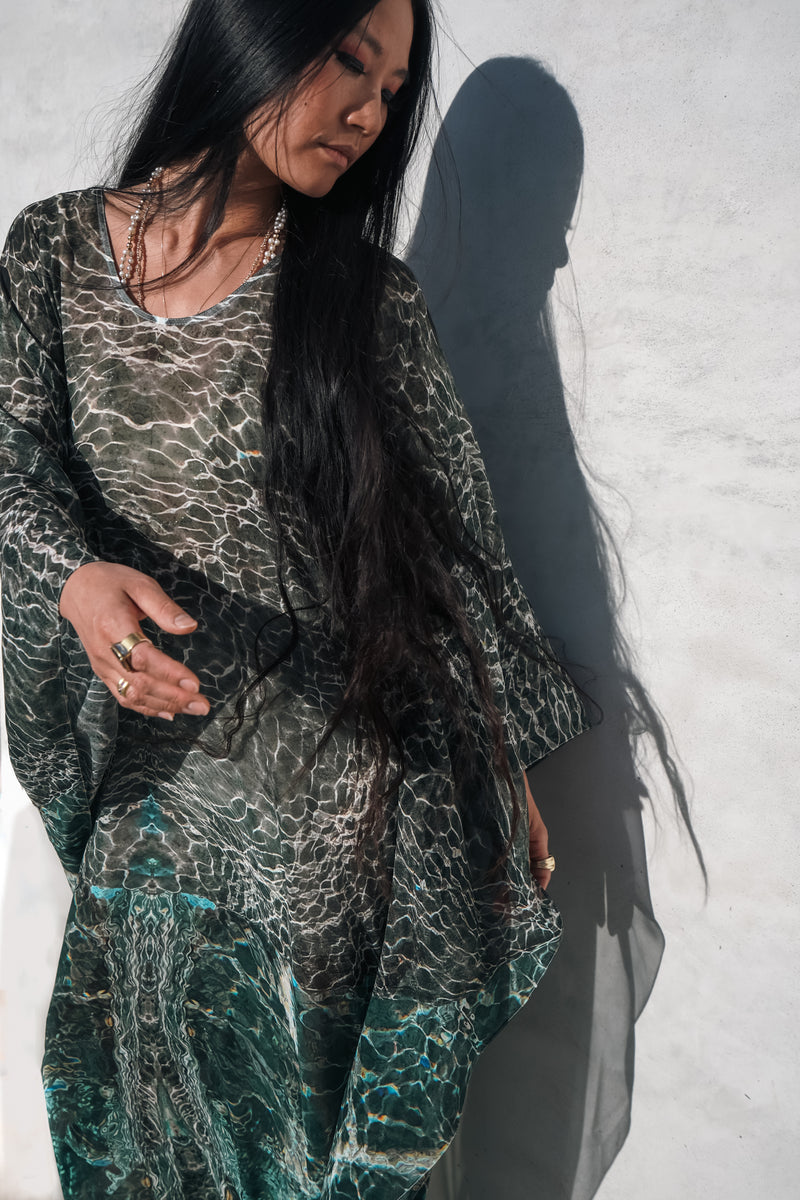 Healing Waters Silk Kaftan