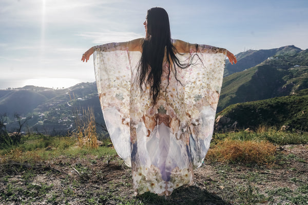 Peace Silk Kaftan
