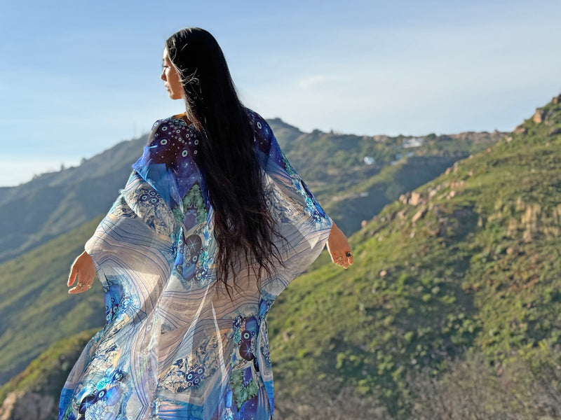 Divine Shield Silk Kaftan