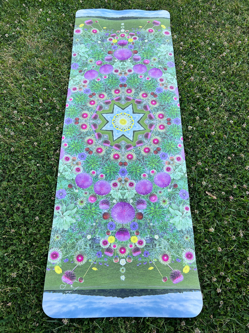 Wildflower Eclipse Yoga Mat