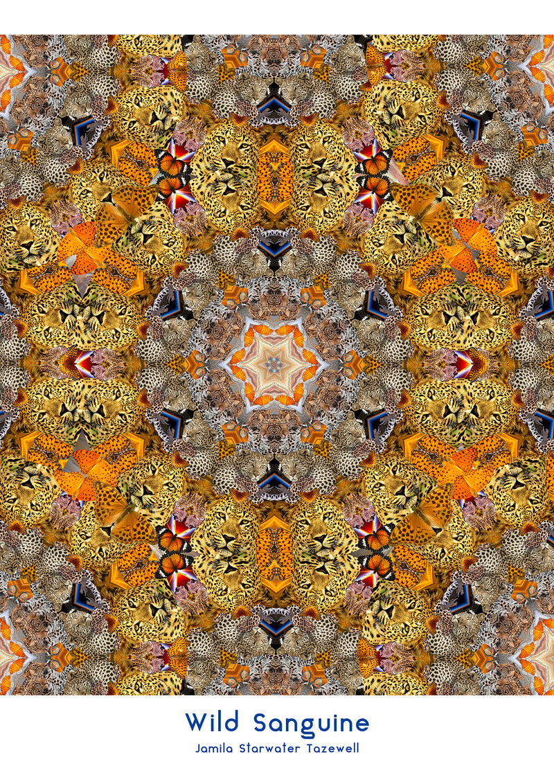 Wild Sanguine Silk Kaftan