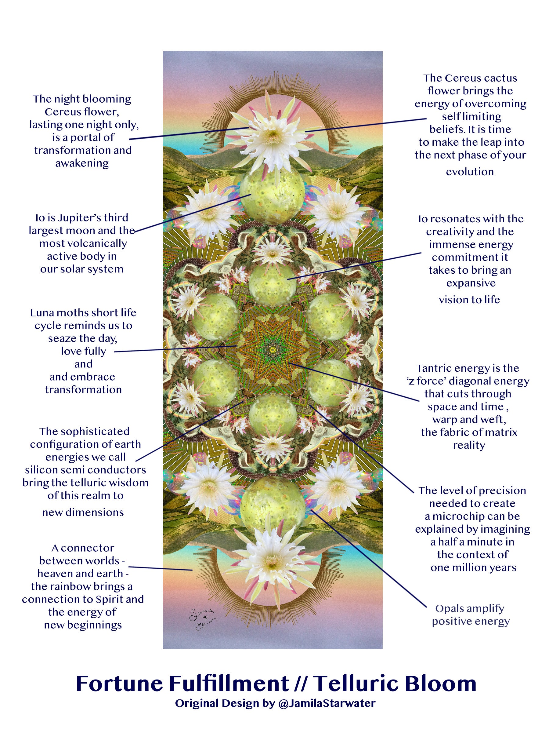 FORTUNE FULFILLMENT // Telluric Bloom Yoga Mat – Jamila Starwater