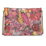 Flower Treasures Crossbody Leather Bag