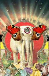 Magical Elephant Canvas Wrap Print