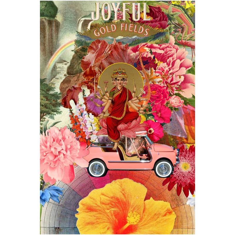 Joyful Gold Giclee Art Print