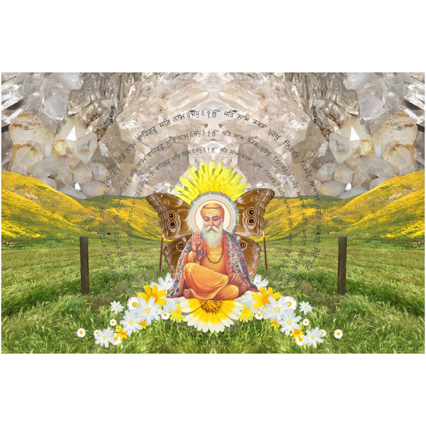 Guru Nanak Crystal Sky Giclee Art Print