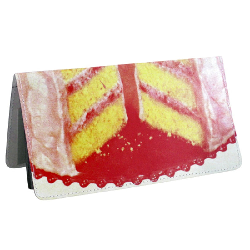 Strawberry Cake Checkbook Cover