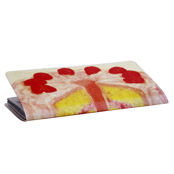 Strawberry Cake Checkbook Cover