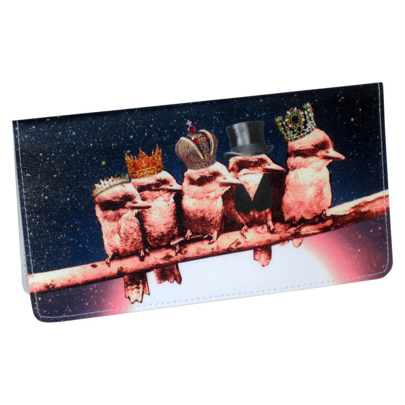 Royal Birds Checkbook Cover