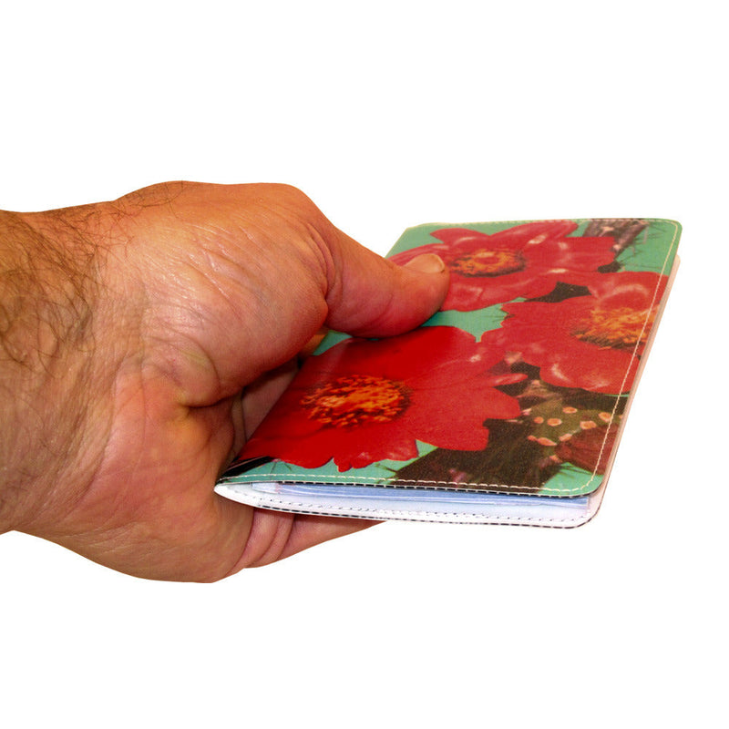 Cactus Flower Checkbook Cover