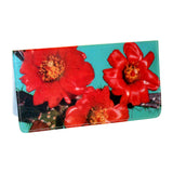 Cactus Flower Checkbook Cover