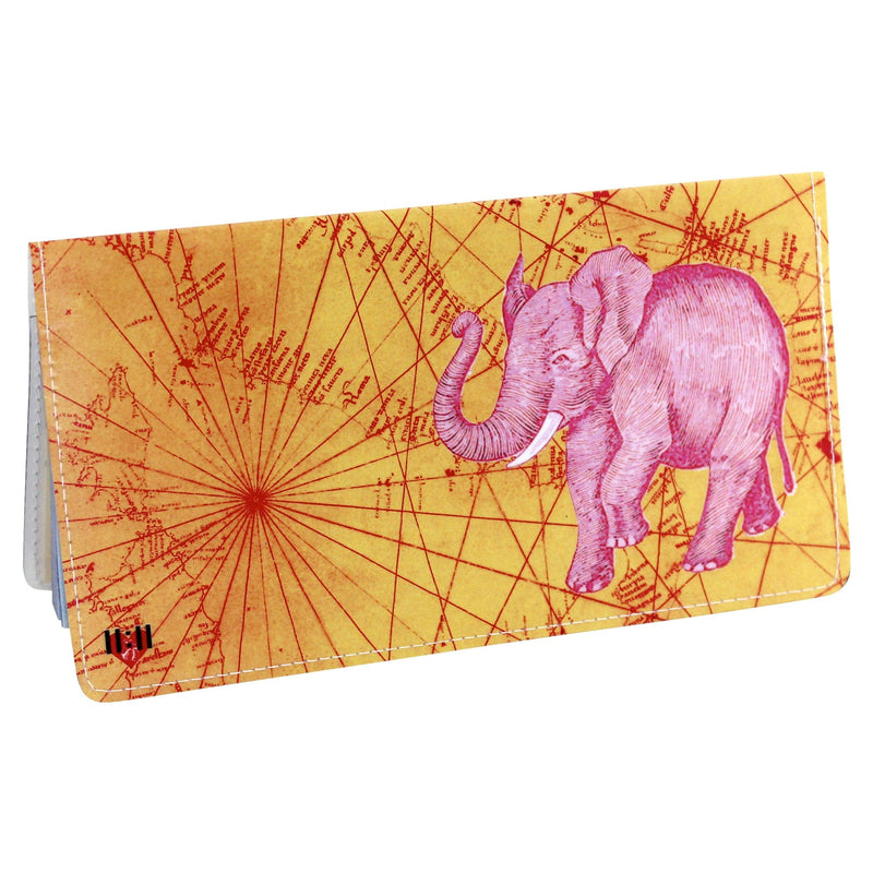Onward Elephant Checkbook Cover