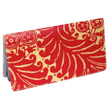 Checbook Cover featuring Pink Fern Dell Design by Jamila Starwater Tazewell
