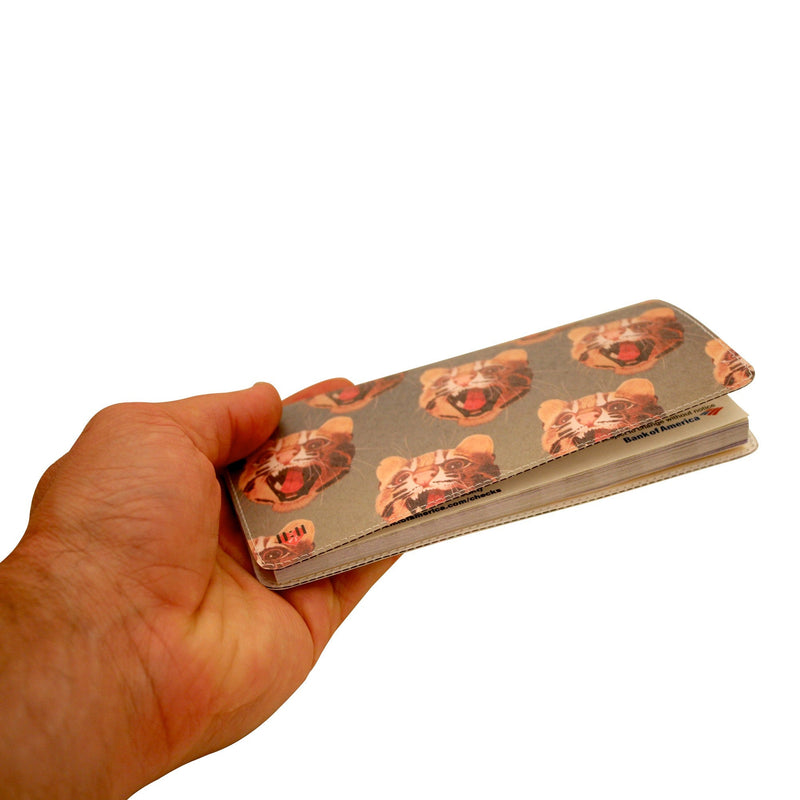 Baby Tiger Cub Checkbook Cover