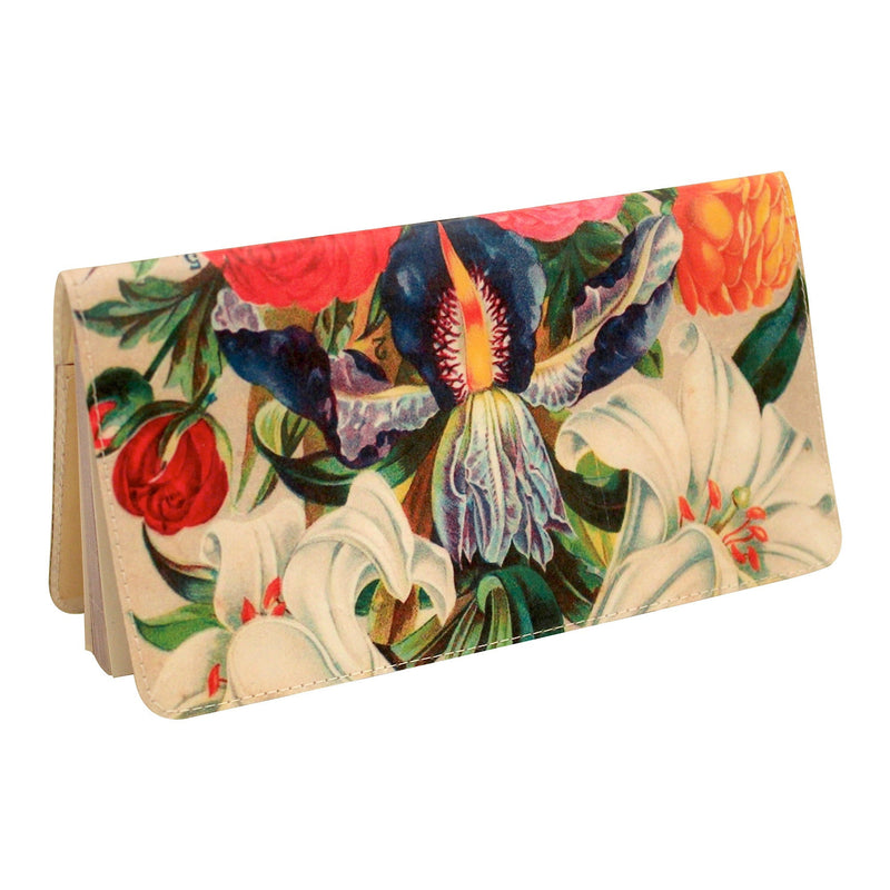 Flower Garden Checkbook Cover