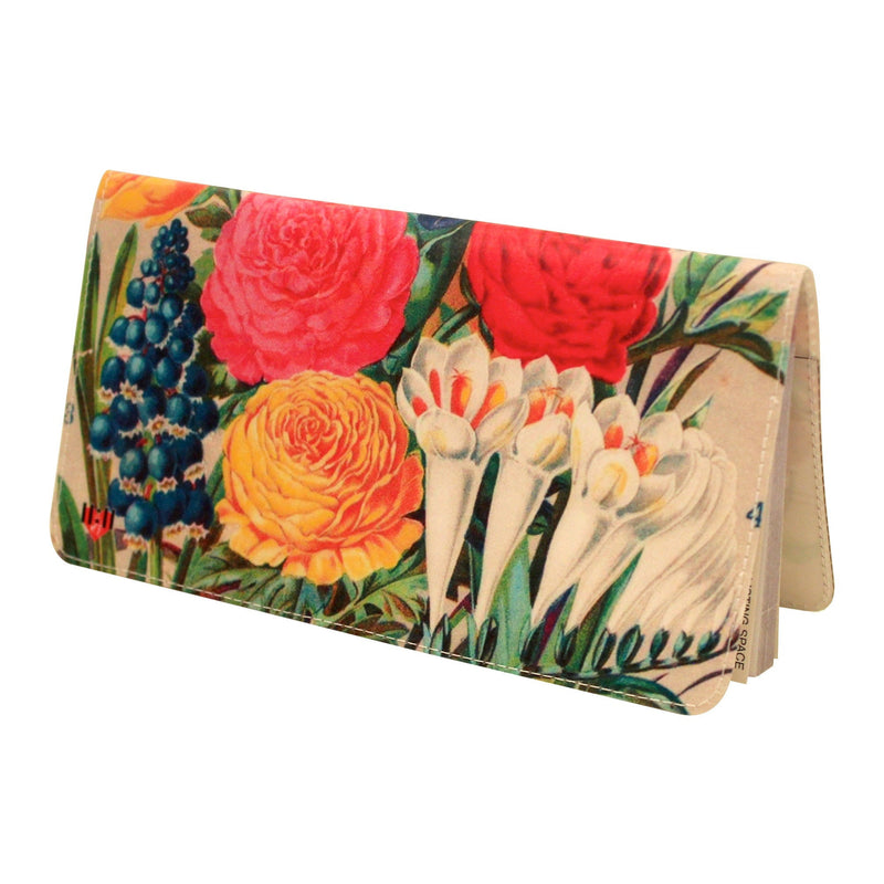 Flower Garden Checkbook Cover