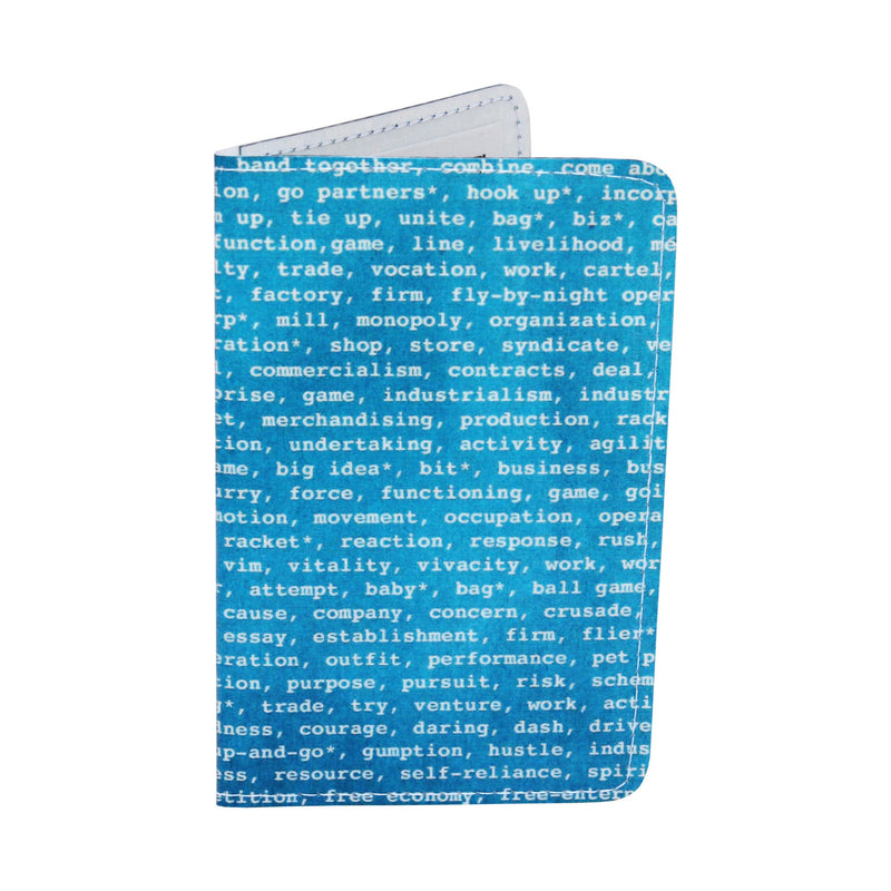 Thesaurus Words Business, Credit & ID Card Holder
