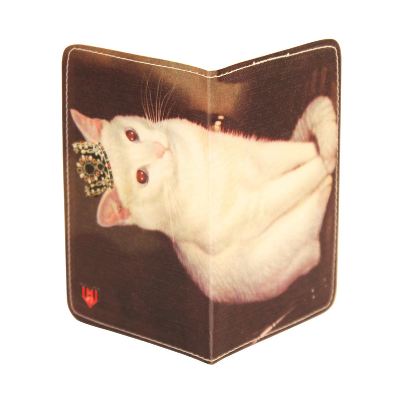 Royal White Kitty Business, Credit & ID Card Holder