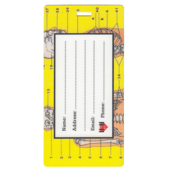 Skeleton Anatomy Luggage Tags