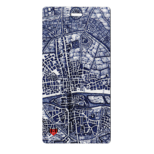 Map of Paris Luggage Tags