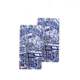 Map of Paris Luggage Tags
