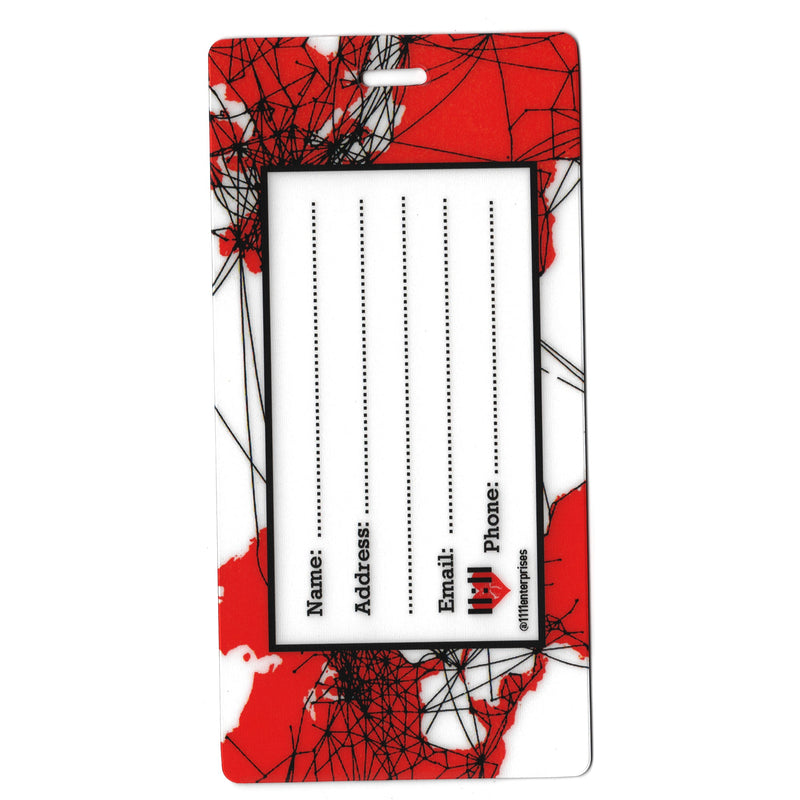 Airlines Route Map Luggage Tags