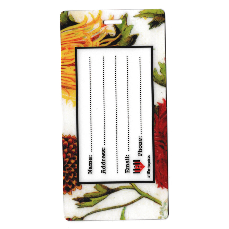 Chrysanthemum Luggage Tags