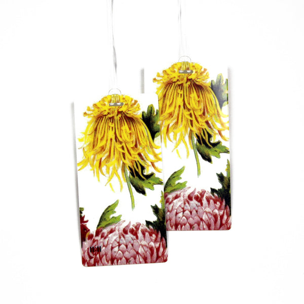 Chrysanthemum Luggage Tags