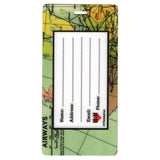Airways Map Luggage Tags