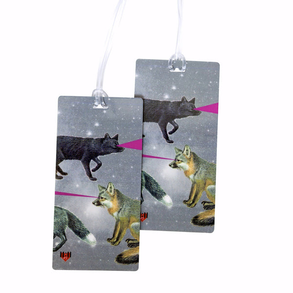 Foxy Lasers Luggage Tags