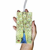 Peacock Luggage Bag Tags