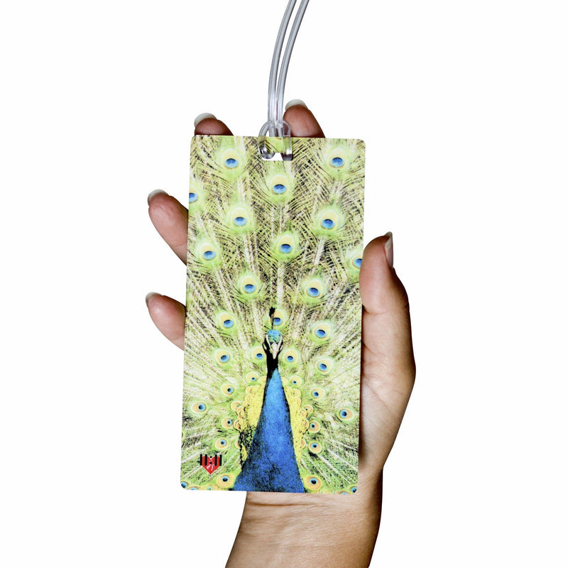 Peacock Luggage Bag Tags
