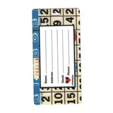 Blue Bingo Card Luggage Tags